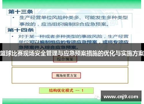 篮球比赛现场安全管理与应急预案措施的优化与实施方案